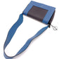 CELINE Frame Shoulder Blue Gray Leather