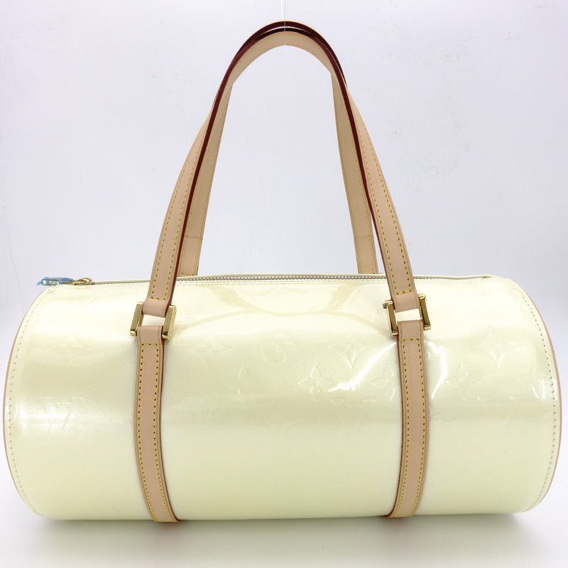 LOUIS VUITTON Vernis Bedford Hand Bag Patent Leather Yellow