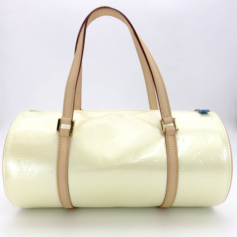 LOUIS VUITTON Vernis Bedford Hand Bag Patent Leather Yellow