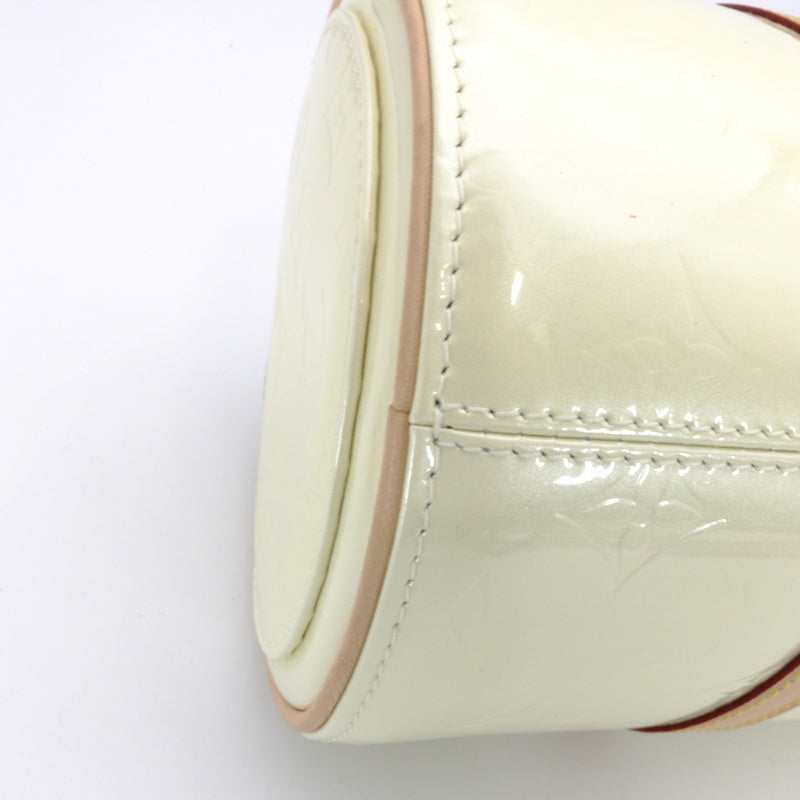 LOUIS VUITTON Vernis Bedford Hand Bag Patent Leather Yellow