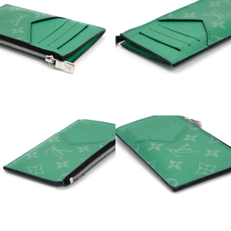 LOUIS VUITTON TIGARAMA COIN CARD HOLDER CACTUS GREEN
