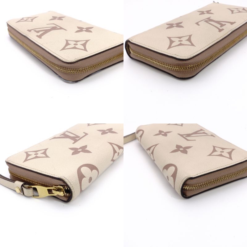 LOUIS VUITTON Bicolor Monogram Amplante Zippy Wallet
