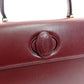 Cartier Mustline handbag leather Bordeaux vintage gold hardware