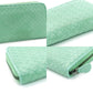 Bottega Veneta Intro Chart Long Wallet Green Leather Round zipper