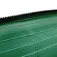 Bottega Veneta Intro Chart Long Wallet Green Leather Round zipper