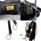 FENDI Peekaboo Handbag 2-Way Leather Black Shoulder Bag 7-5-775