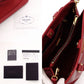 PRADA Handbag Pink Leather Triangular Logo 2-way Shoulder Bag