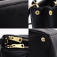 PRADA Galeria 2way Style Bag Black Leather Gold Metal Fittings