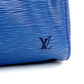 LOUIS VUITTON Epi Keeypall 55 Blue Leather Gold Metal Fittings