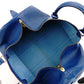 LOUIS VUITTON Epi Keeypall 55 Blue Leather Gold Metal Fittings