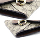 GUCCIGG PATTERN HOSE BIT Shoulder Bag Beige PVC Leather