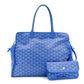 GOYARD Ardy PM Tote Bag Blue PVC Leather