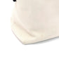 BURBERRY TB Logo Canvas Tote Bag Beige Leather Brown