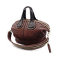GIVENCHY Nightingale Handbag Brown 2-way Leather Shoulder Bag