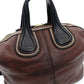 GIVENCHY Nightingale Handbag Brown 2-way Leather Shoulder Bag
