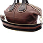 GIVENCHY Nightingale Handbag Brown 2-way Leather Shoulder Bag