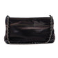 CHANEL Chain Handbag Lambskin Black Leather Black