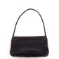 CHANEL Chain Handbag Lambskin Black Leather Black