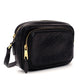 BURBERRY TB Black Chain Shoulder Bag Black Leather