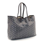 GOYARD Saint-Louis PM Tote Bag Gray PVC Leather