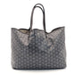 GOYARD Saint-Louis PM Tote Bag Gray PVC Leather