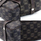 LOEWE Anagram Handbag Brown Logo Leather PVC