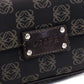 LOEWE Anagram Handbag Brown Logo Leather PVC