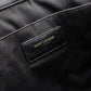 YVES SAINT LAURENT Clutch Bag Logo Black Gold Hardware