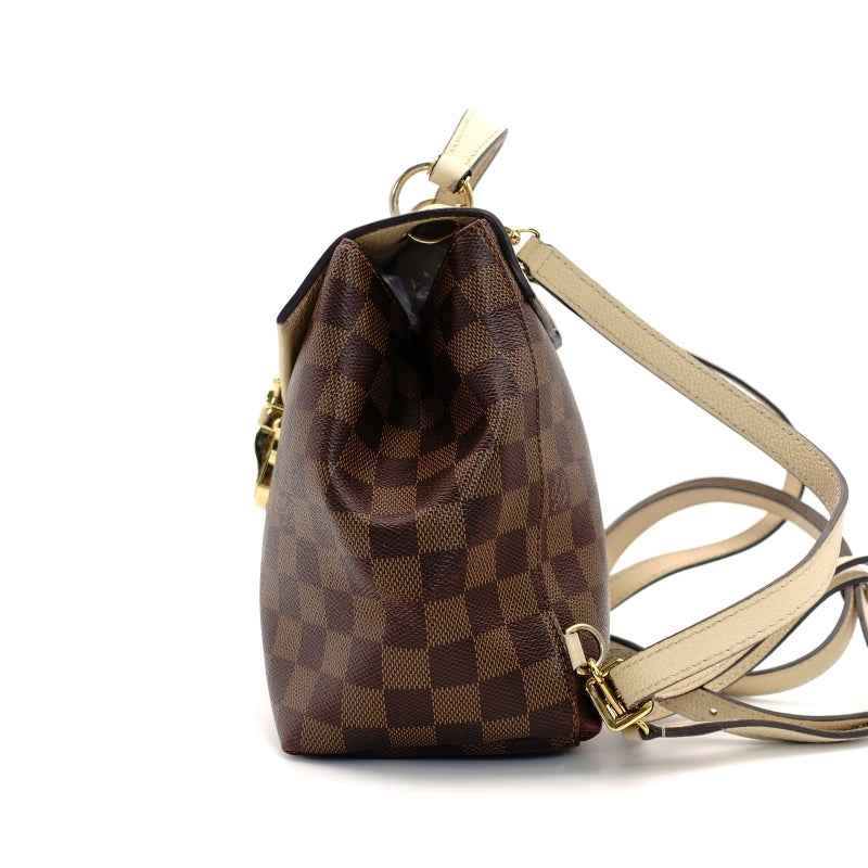 LOUIS VUITTON Damier Clapton Backpack Leather Brown×Beige