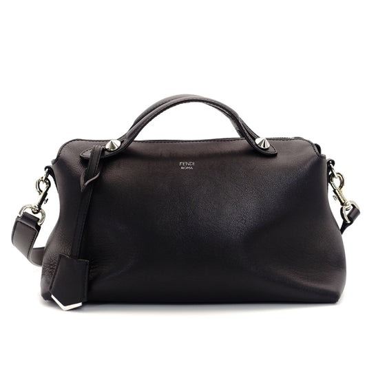 FENDI By the way 2 Way Black Medium Leather