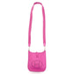 HERMES Evelyn TPM Shoulder Bag Pink Leather Silver Metal Fitting C Stamp