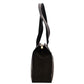 CELINE Macadam Black Brown PVC Tote Bag Leather Vintage
