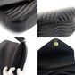 LOUIS VUITTON New Wave Shoulder Bag Black Leather Black Gold Hardware Logo