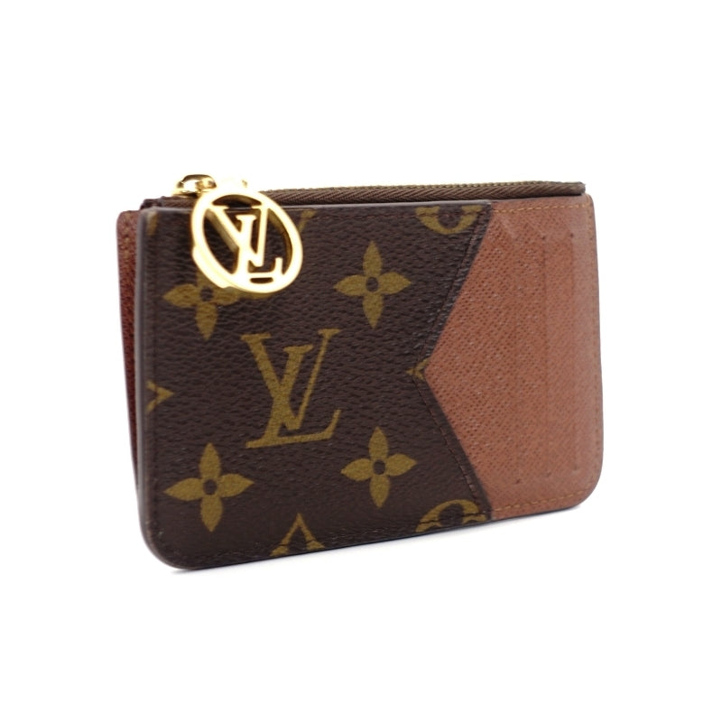 LOUIS VUITTON Monogram Porte Caltromy Card Case PVC Leather