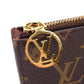 LOUIS VUITTON Monogram Porte Caltromy Card Case PVC Leather