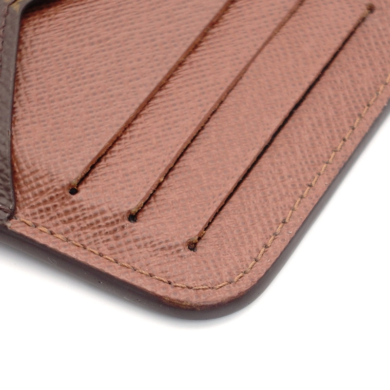 LOUIS VUITTON Monogram Porte Caltromy Card Case PVC Leather