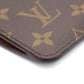 LOUIS VUITTON Monogram Porte Caltromy Card Case PVC Leather