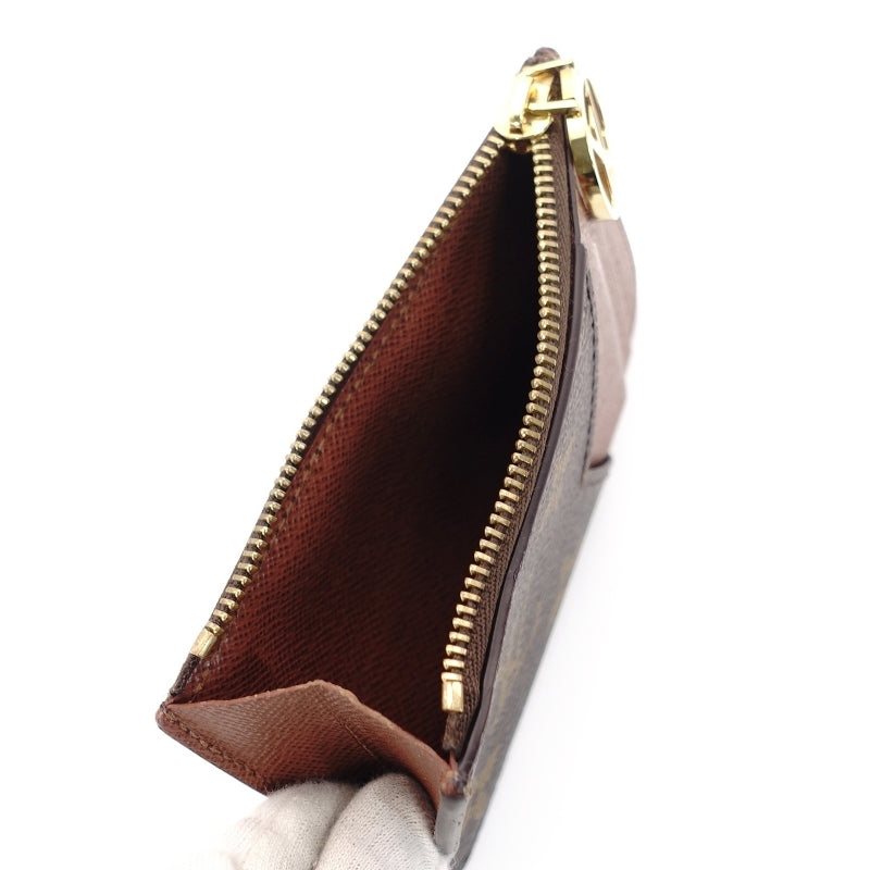 LOUIS VUITTON Monogram Porte Caltromy Card Case PVC Leather