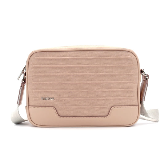 RIMOWA Messenger Shoulder Bag Pink Canvas Leather