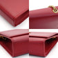 SAINT LAURENT YSL Chain Shoulder Bag Red Leather