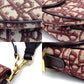 DIOR Saddle Canvas Shoulder Bag  Oblique Trotter
