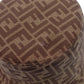FENDI Zucca Bucket Hat 58cm FF Logo Brown PVC
