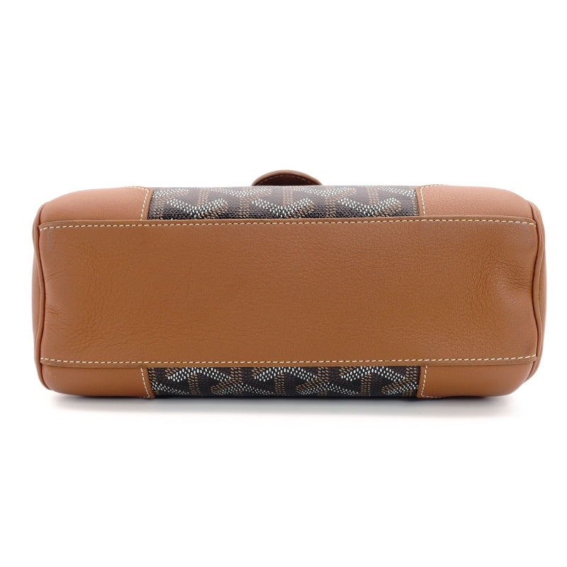 GOYARD Saigon Handbag Leather PVC 2-Way Brown