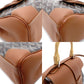 GOYARD Saigon Handbag Leather PVC 2-Way Brown