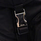 PRADA Nylon Backpack Black Silver Hardware