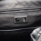 PRADA Nylon Backpack Black Silver Hardware