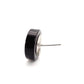 CHANEL Piercing Black Silver CC Mark 00A
