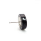 CHANEL Piercing Black Silver CC Mark 00A