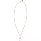 CHANEL Coco Mark Necklace CC Rhinestone 09A 7-4-622