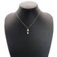 CHANEL Coco Mark Necklace CC Rhinestone 09A 7-4-622